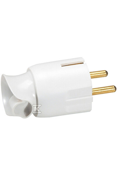 Legrand 2P+CU Priză pivotantă albă 16A