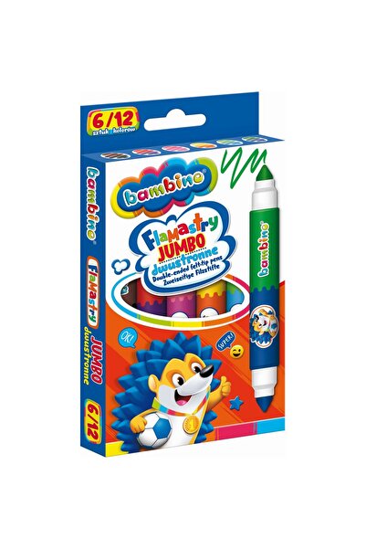 St.Majewski Pixuri cu vârf de pâslă cu două fețe Jumbo 6/12 culori BAMBINO