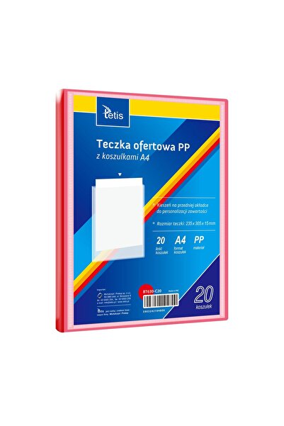 tetis Teancă ofertă A4 PP + 20 dosare roșii