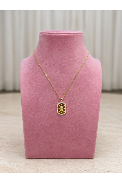 Tabu Uçlu 14K Kolye