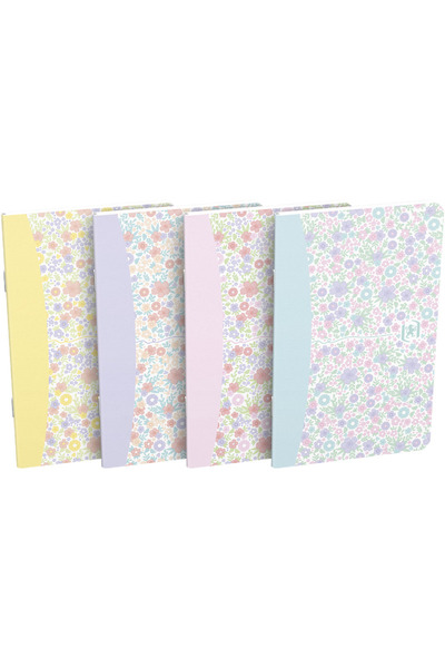 Oxford Caiet floral 90x140mm/30k linie mix culori