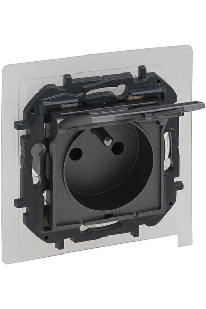 Legrand Niloe Step Gn 2p+z IP44, borne automate, cu obturator - culoare oțel ...