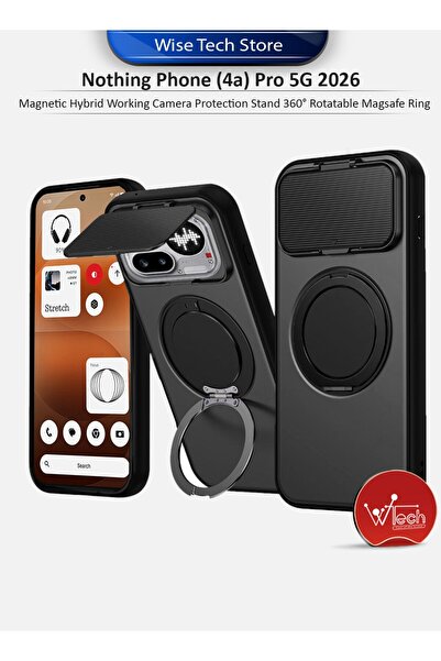 Wtech Nothing Phone (4a) Pro 5G 2026 Magnetic Hybrid Working Camera Protectio...