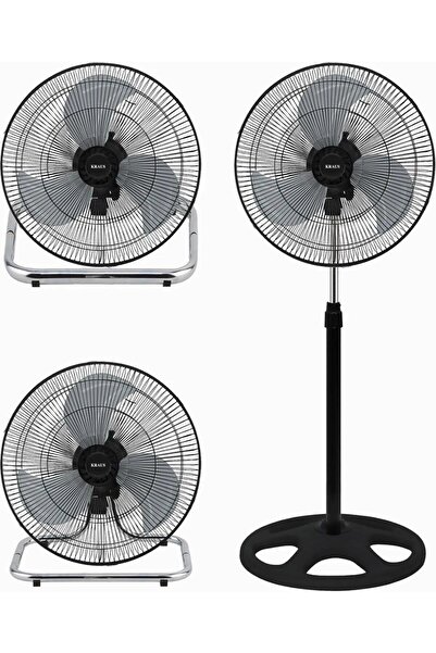 Raksotek Kraus (Raks) SF18 18" 45 cm Sanayi Tipi Ayaklı Vantilatör - Duvar ve...