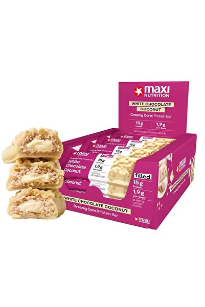 Maxi Nutrition Κρεμώδης Μπάρα Πρωτεΐνης με Λευκή Σοκολάτα και Καρύδα (12 x 45...