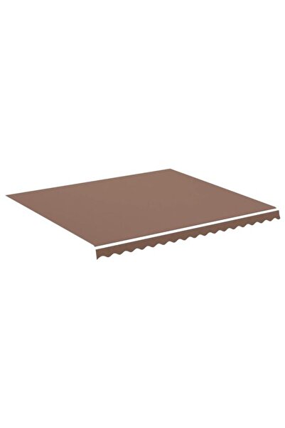 vidaxl Pânză de înlocuire pentru copertină, maro, 4 x 3,5 m