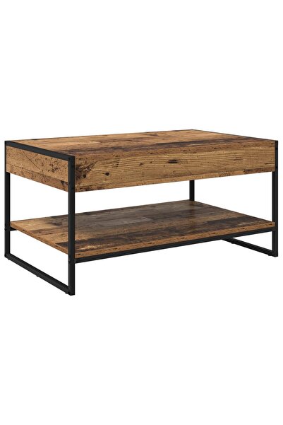 vidaxl Masă de cafea Lemn Vechi 80 x 50 x 40 cm Lemn compozit