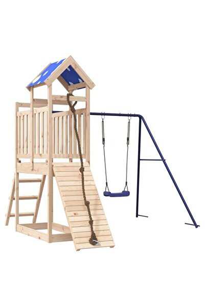 vidaxl Set de joacă pentru exterior, din lemn masiv de pin
