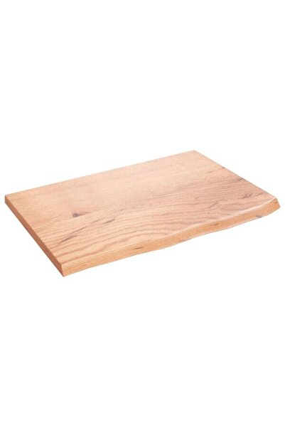 vidaxl Blat de baie, maro deschis, 60 x 40 x 2 cm, lemn masiv tratat