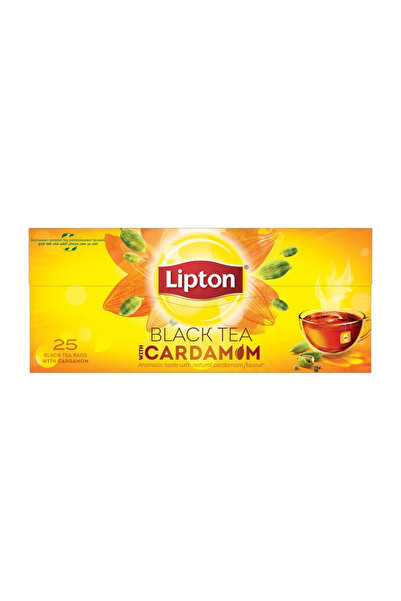 Lipton شاي أسود بنكهة الهيل الطبيعية - 20 كيس شاي