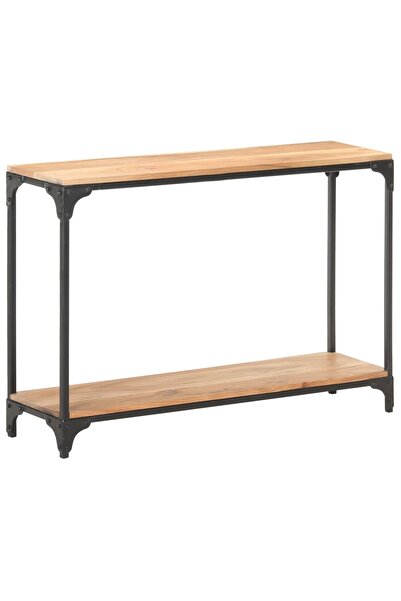 vidaxl Masă consolă, 110x30x75 cm, lemn masiv acacia