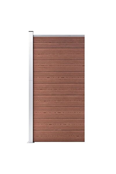 vidaxl Panou de gard, maro, 95 x 186 cm, WPC
