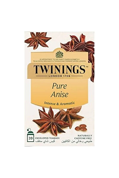Twinings Pure Anise Tea Bags Intense And Aromatic- 20 Tea Bags