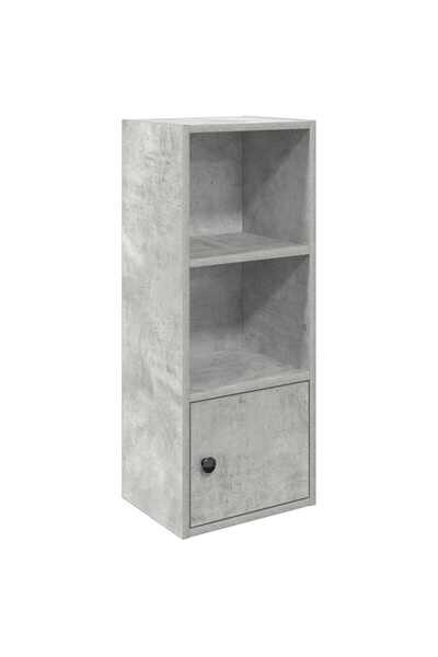 vidaxl Bibliotecă, gri beton, 31x24x77 cm, lemn prelucrat