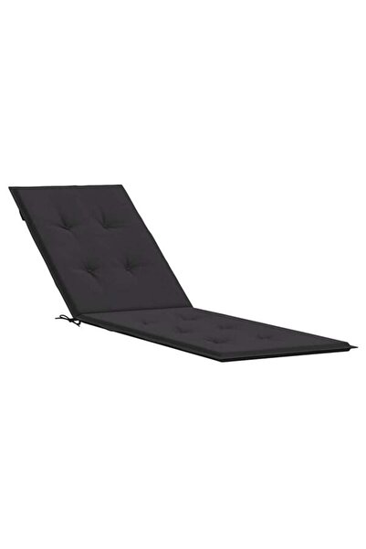 vidaxl Pernă de lounge, Negru, (75+105) x 50 x 4 cm