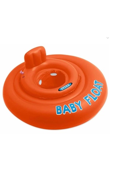 Intex Colac de înot roșu cu scaun pentru bebeluși (1-2 ani/15 kg)