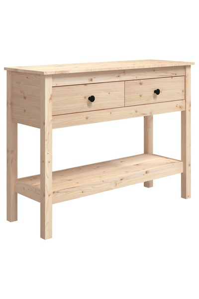 vidaxl Masă consolă, 100x35x75 cm, lemn masiv de pin