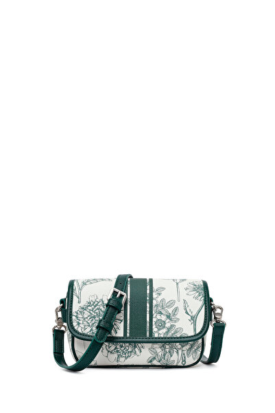 Derimod Women's Green Printed Mini Crossbody Bag 26Sbd247726