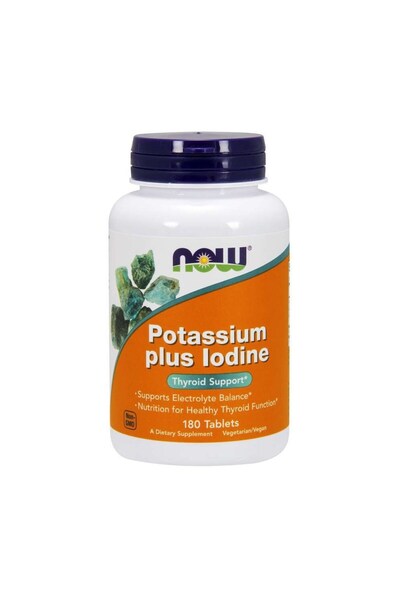 Now Foods Potassium Plus Iodine Potas Jod