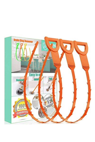 Care And Smile Drain Clog Remover 3 Pack Snake Clog Remover Tool Drain Cleane...