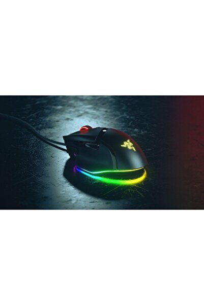 RAZER Basilisk V3 Mouse de gaming RGB cu fir, 11 zone Chroma, Negru