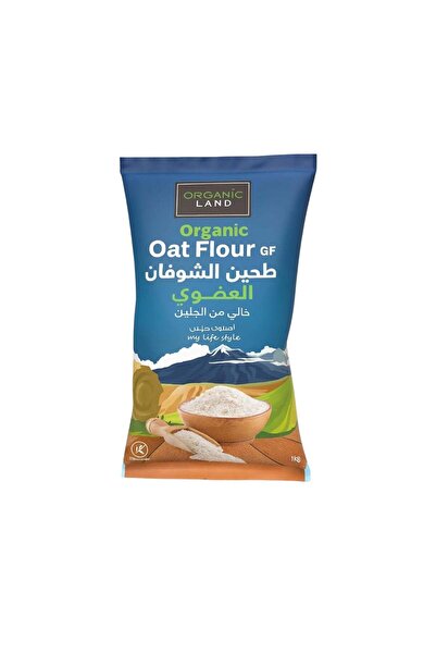 Organic Land طحين الشوفان الخالي من الجلوتين 1 كيلوجرام أورجانيك لاند