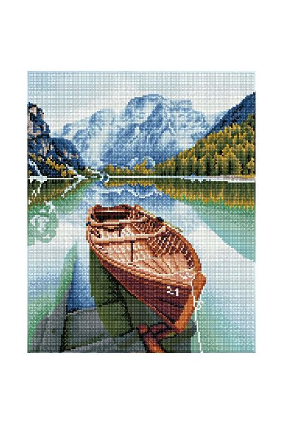 Liva Craft Pictură Mozaic cu Diamante Călătoria prin Fiyort – 41,4 cm x 51,6 cm