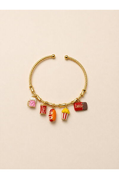 Lilith Takı Women's Bracelet with Colorful Snack Figures |   Stylish Design w...