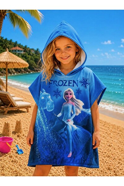 mirkidsclub Unisex Children's Poncho Towel Hooded Beach & Bath Towel 100% Cot...