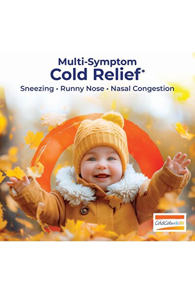 Boiron ColdCalm Baby Single-Use Drops for Relief from Cold Symptoms - Sterile and Non-Drowsy Liquid Doses