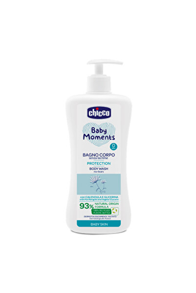 Chicco Gel de dus fara lacrimi Baby Moments Protection, 750ml, 0 luni+