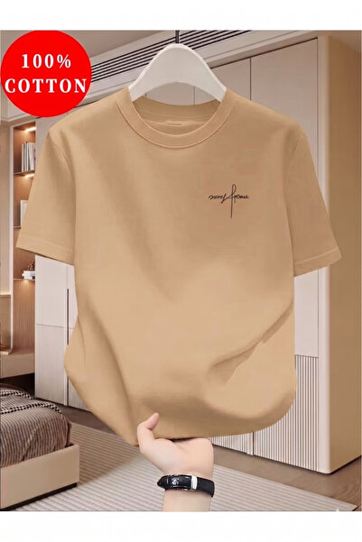 gencerco BEJ Unisex Forgive Baskılı Grafiti Tasarım Basic Bisiklet Yaka Regul...