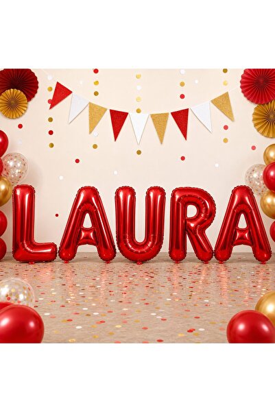 Flippy Baloane Folie Metalizate, Flippy, Set LAURA, Heliu sau Aer, Pai inclus...