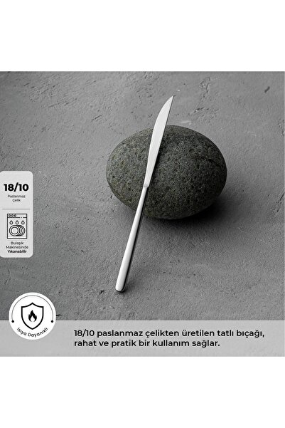 Emsan Titan 12 Adet Tatlı Bıçağı 20 cm