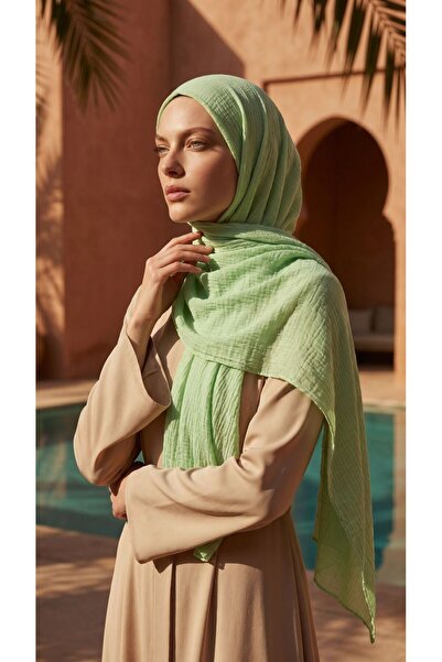 moda nokta Şal din muselină, model elegant şi modern de şal hijab, fabricat d...