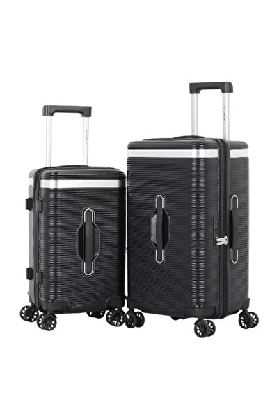 AVIATOR 2-Piece Brand Travel Luggage Set 24&20 Inch - Shatter-Resistant Pc Ma...