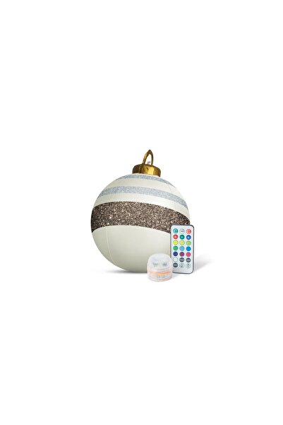 GLOB Decorațiune de Crăciun cu LED-uri, RGB, gonflabilă, 60 cm, ornament ilum...