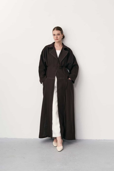 jhoola Kahverengi Abaya