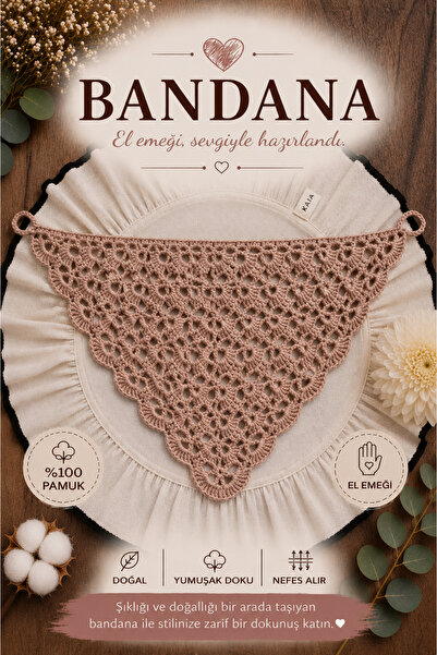 Bikaya Home Handmade Knitted Bandana |   100% Cotton |   Multi-Purpose Waist ...