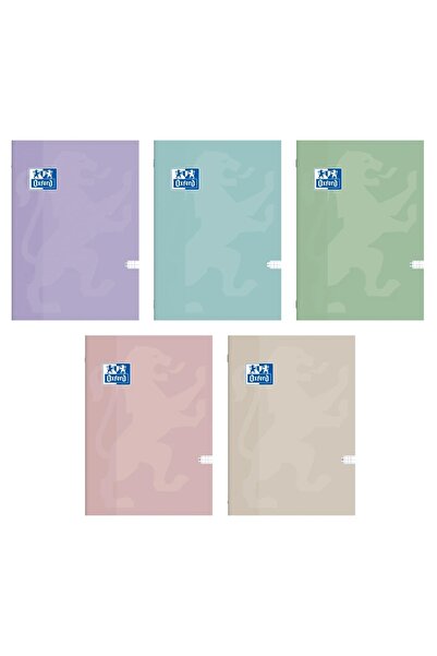 Oxford Set 5 caiete A4, 60file, matematica, Touch Pastel