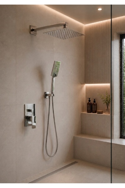 titanium design Modern Ankastre Duş Seti