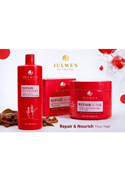 Julwen Repai̇r 400ml Shampoo Repairing Repair Hair Mask 500ml