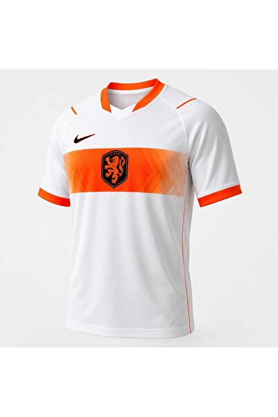 JOYYEL Netherlands National Team Reserves White Orange Design T-Shirt - Fan S...