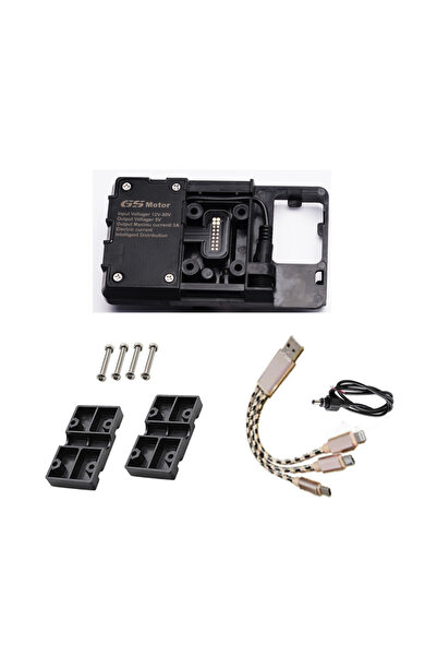 Choice Mobile Holder for BMW GS, GPS Motorcycle Holder, with Dual USB for BMW...