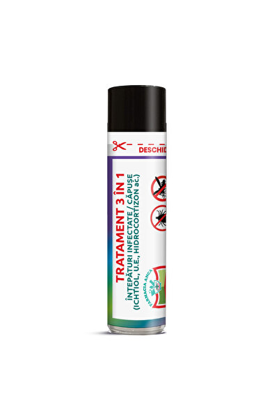 Farmacia Anca L-ANTIINSECTE TRATAMENT 3IN1 INTEPATURI INFECTATE/CAPUSE ,CU IC...