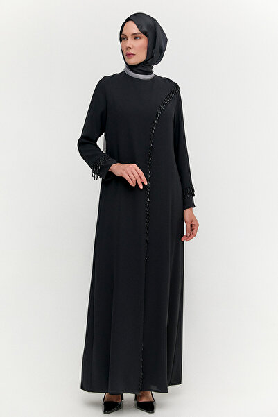 Setrms Boncuk İşlemeli Abiye Elbise/Abaya