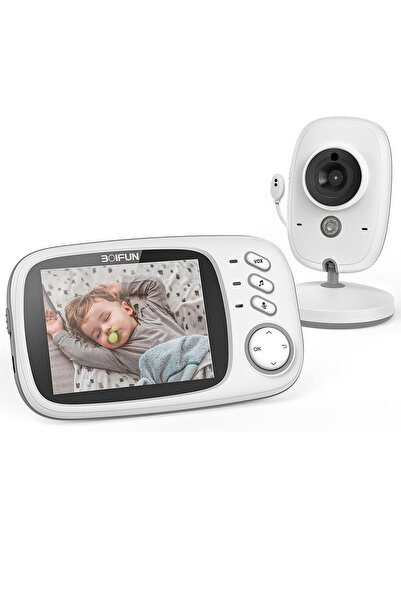 Vivendo Camera supraveghere bebelus, cu monitor wireless, infrarosu, senzor t...