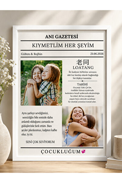OEM Çerçeveli Arkadaşlık Gazetesi