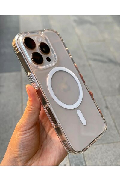 iPhone 16 Pro Uyumlu Şeffaf Kılıf | Darbe Koruyucu