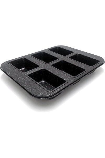 The Bros Granite Stone 6 Cup Mini Loaf Pan | Non-Stick Bakeware for Mini Brea...